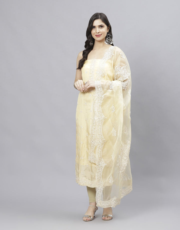 Muslin Embroidered Suit piece