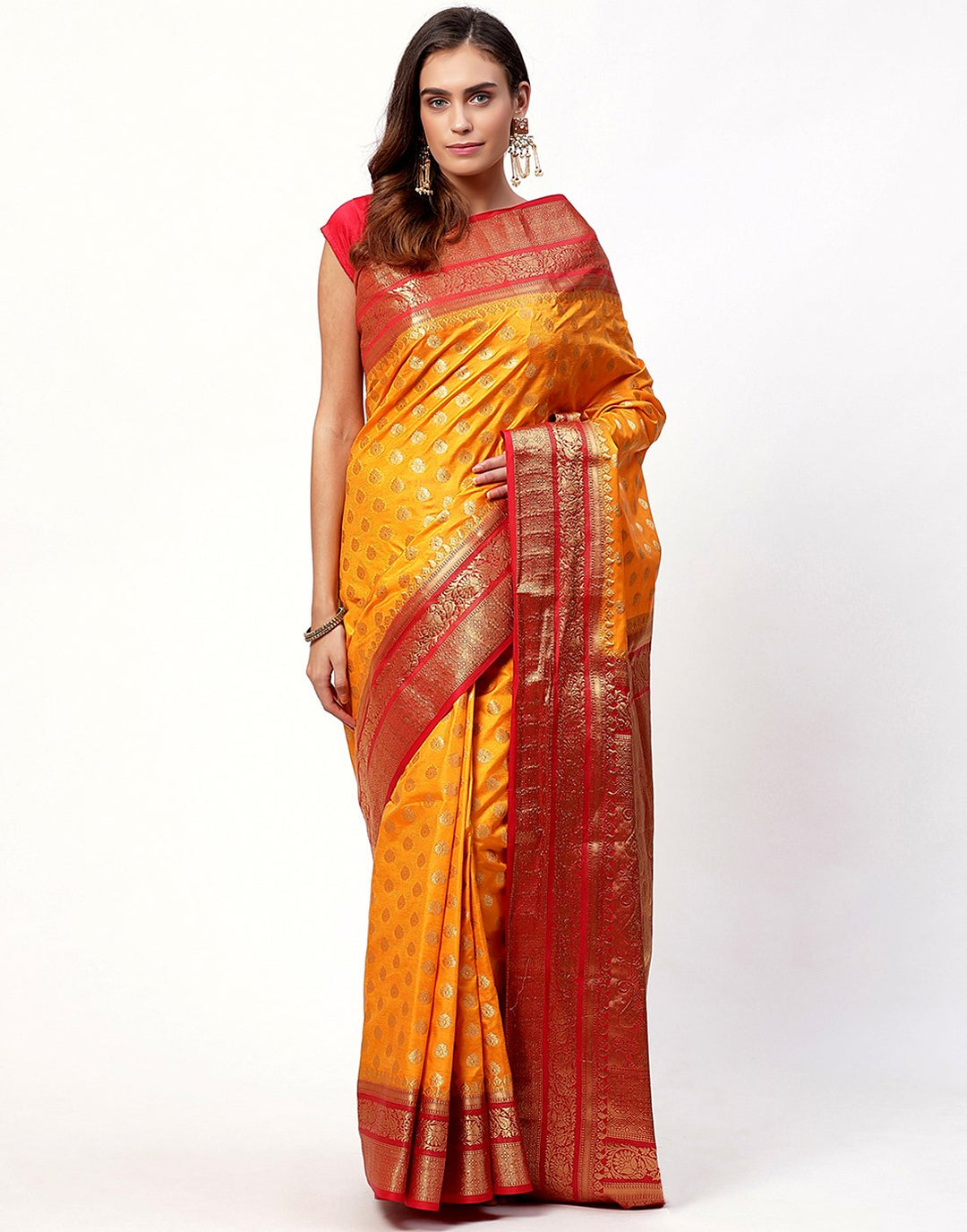 MBZ Meena Bazaar-Art Handloom Saree