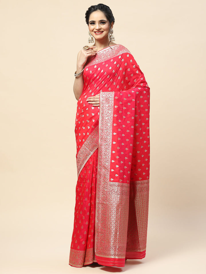 Swarovski Embroidered Banarasi Handloom Saree