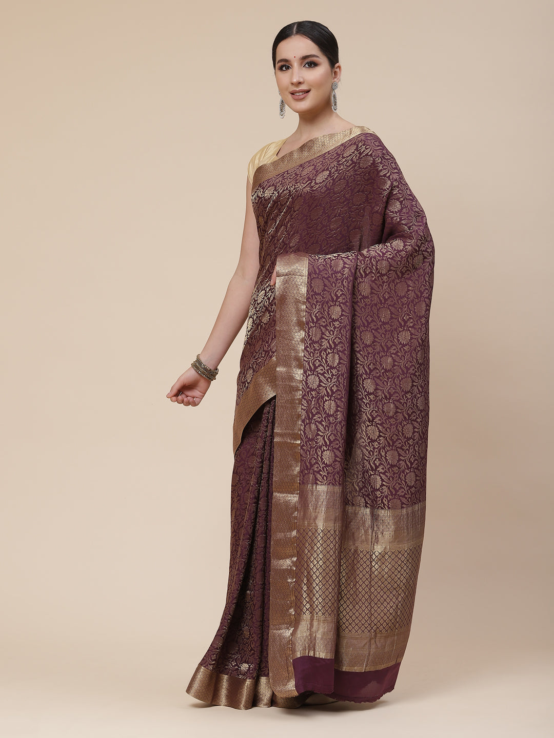 Zari Zaal Banarasi Woven Saree