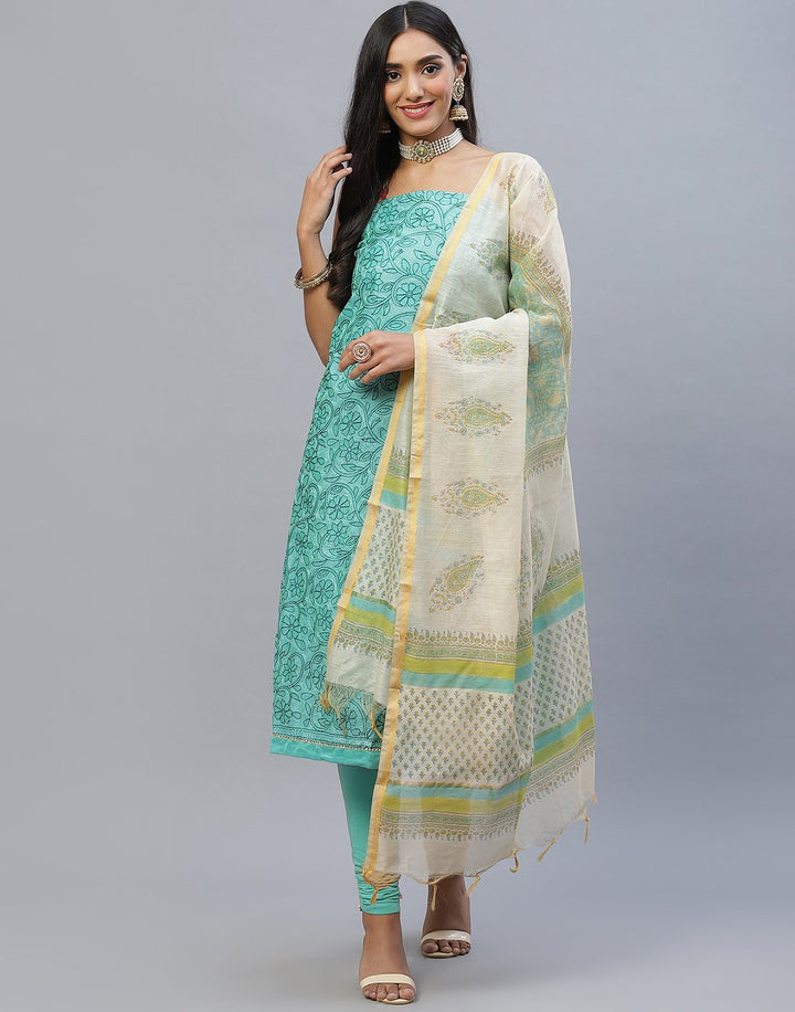 Chanderi Cotton Suit Set
