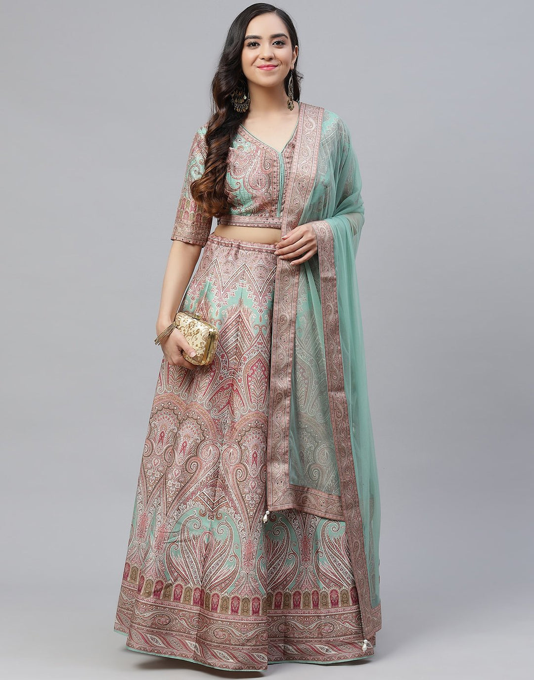 Banarasi Handloom Dupion silk Lehenga with  dupatta