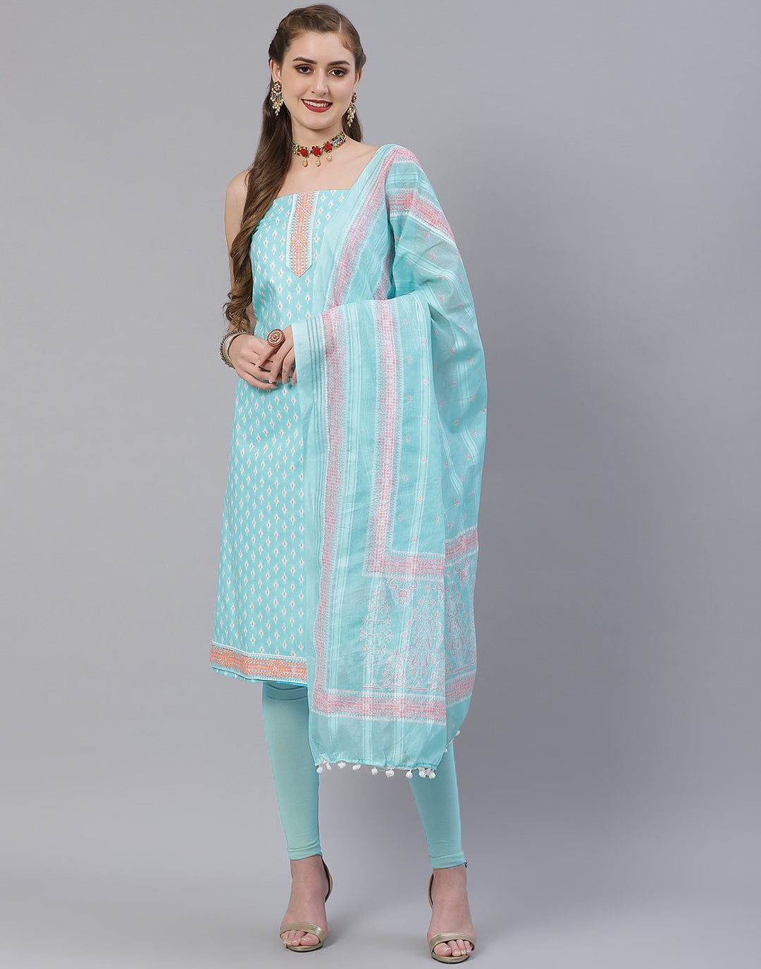 Cotton Printed Suit Piece