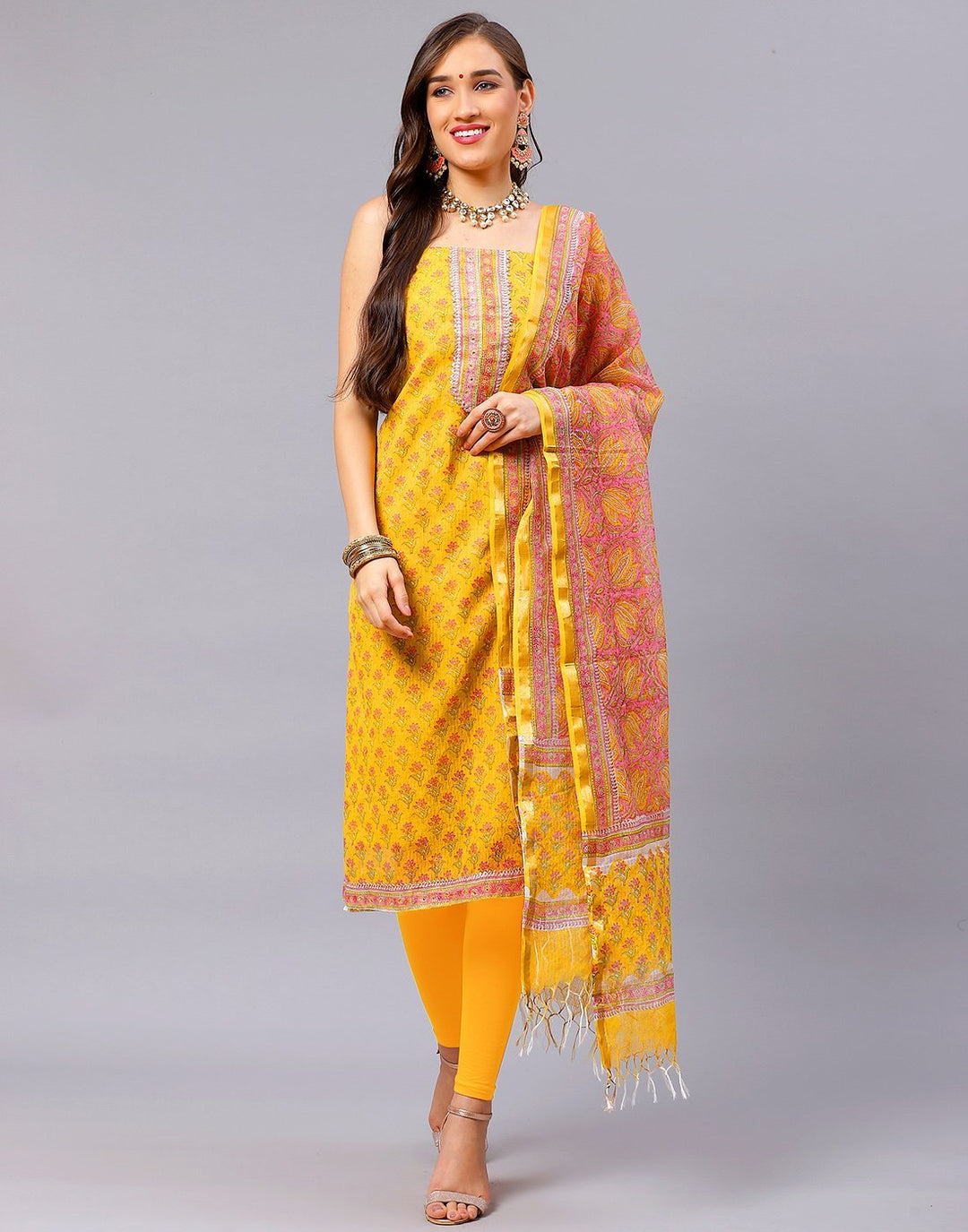 Cotton Printed Suit Piece