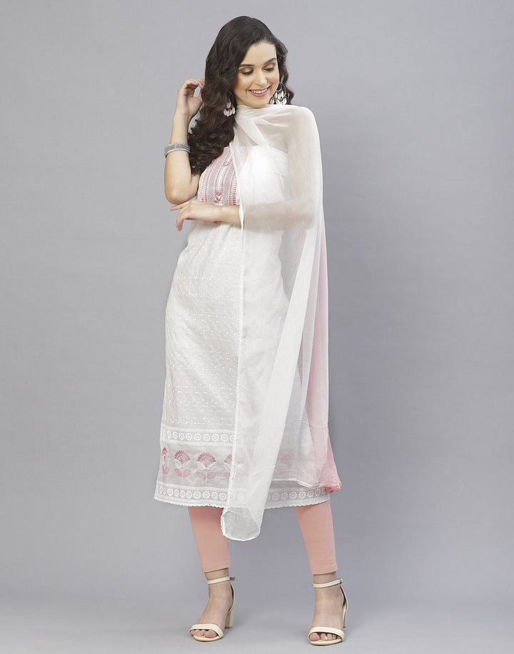 Cotton Embroidery Suit Set