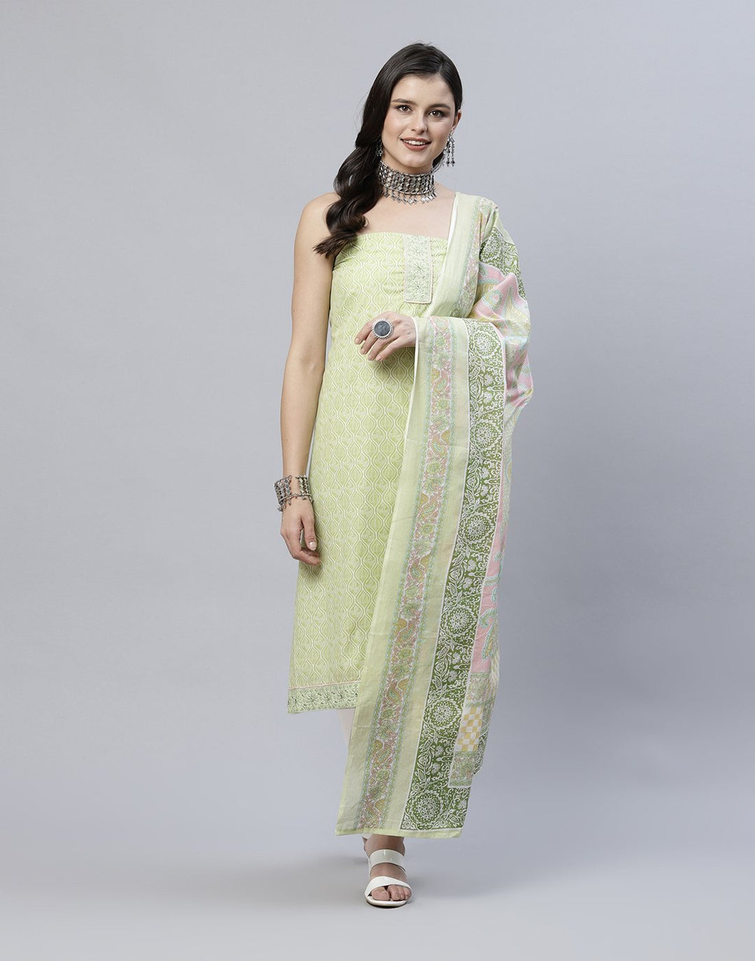 Printed Cotton Suit Piece