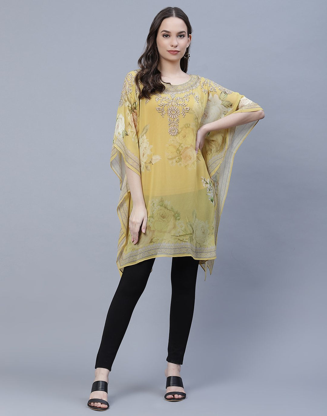 Digital Print Georgette Kaftan