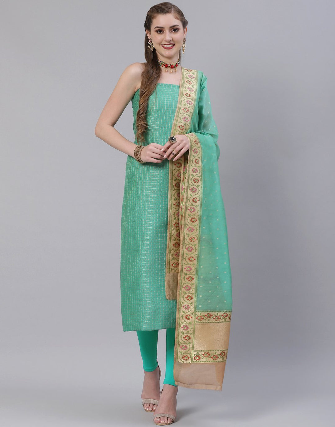 PURE BANARSI SUIT SET