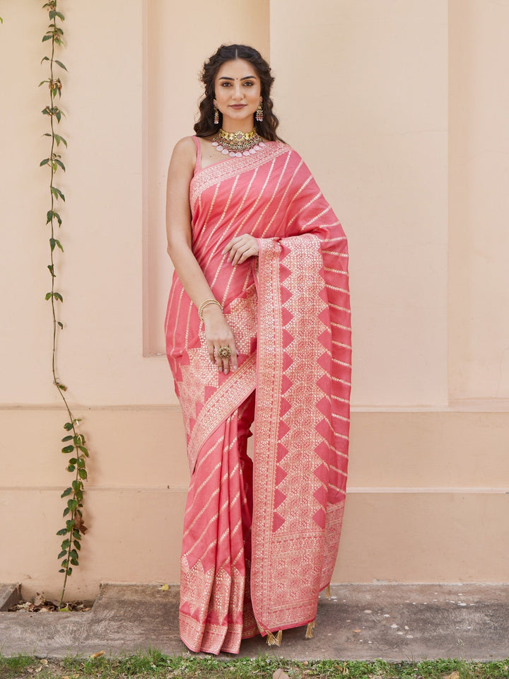 Zari Zaal Woven Banarasi Saree