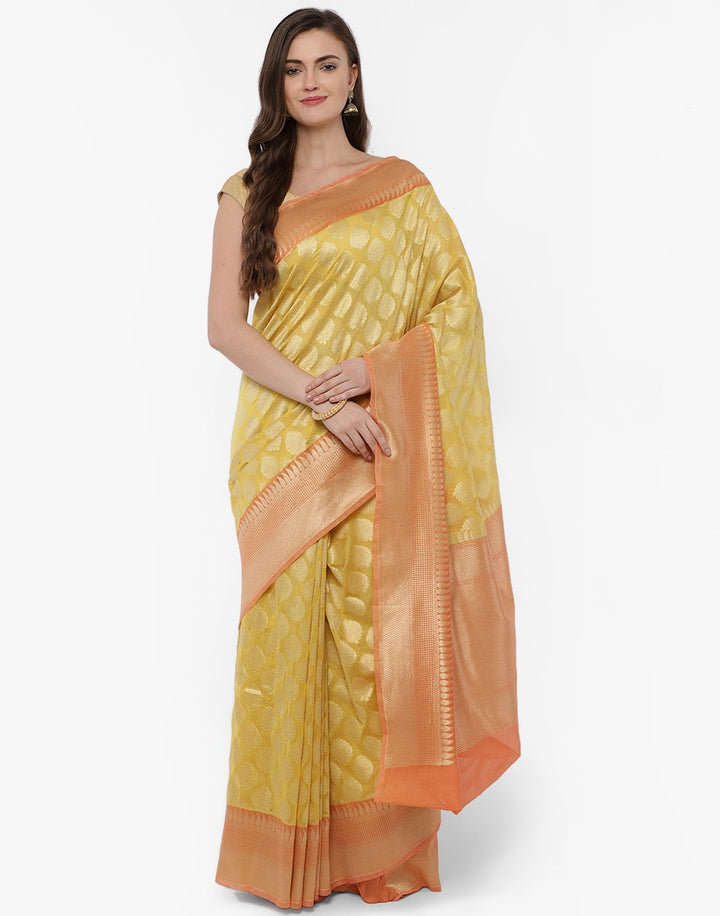 MBZ Meena Bazaar-Cotton Woven Saree