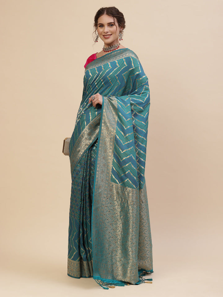 Woven Banarasi Art Handloom Saree