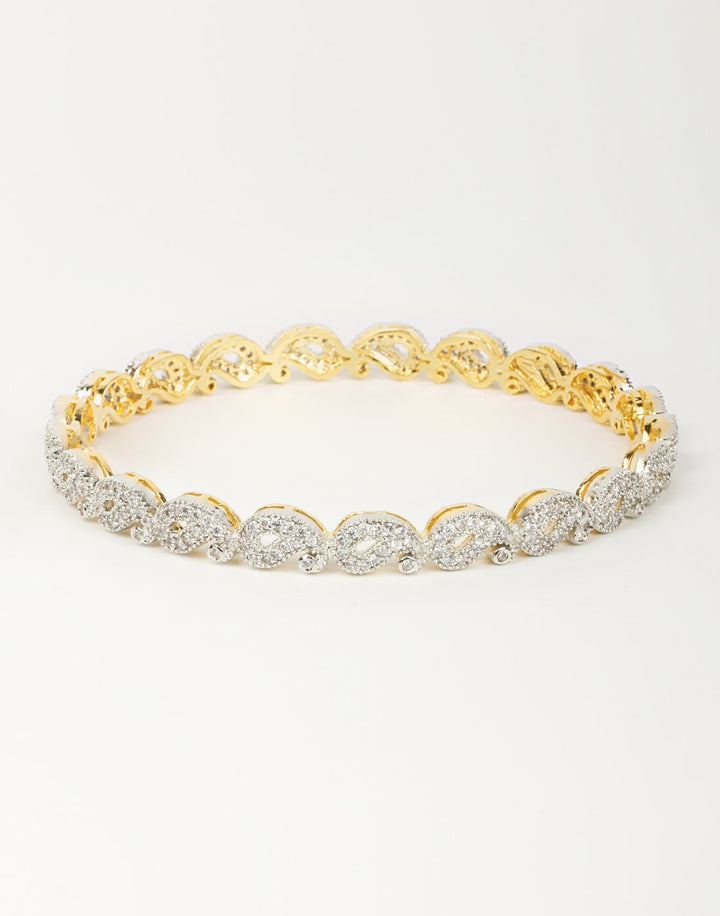 Gold And Diamond Bangles