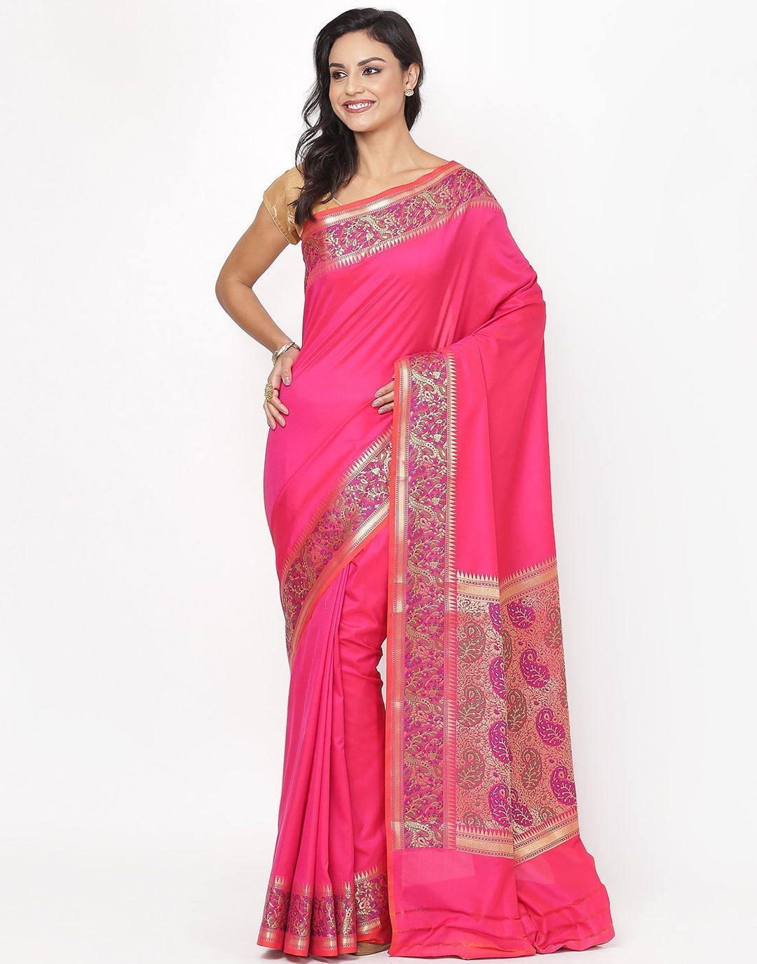 Rani Banarasi Art Handloom Saree