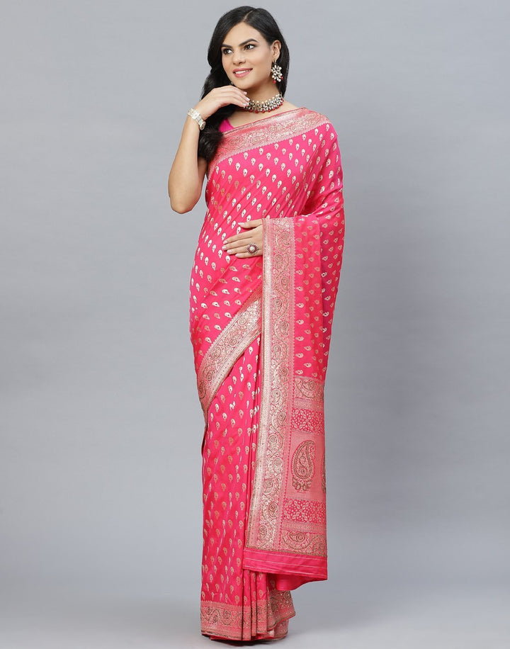 Banarasi Woven Embroidery Saree