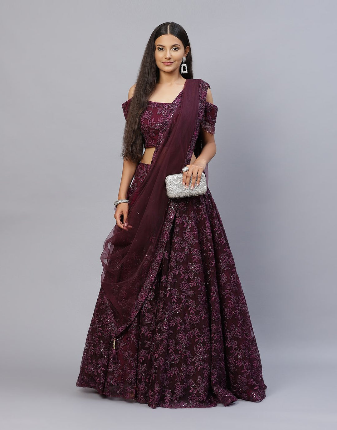 Net Party Wear Lehenga Choli