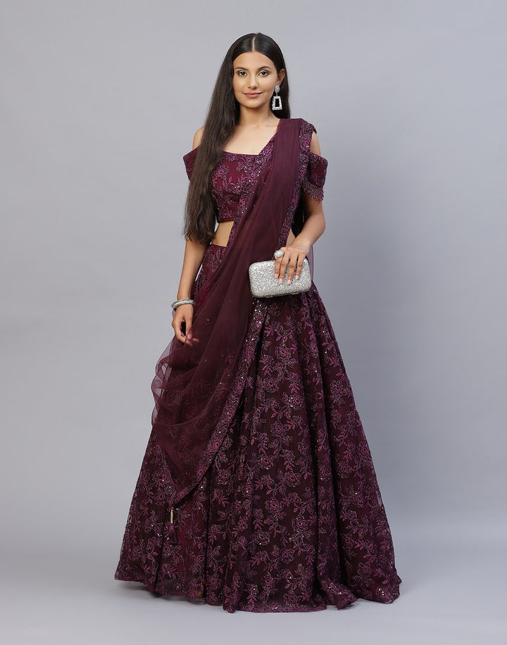 Net Party Wear Lehenga Choli