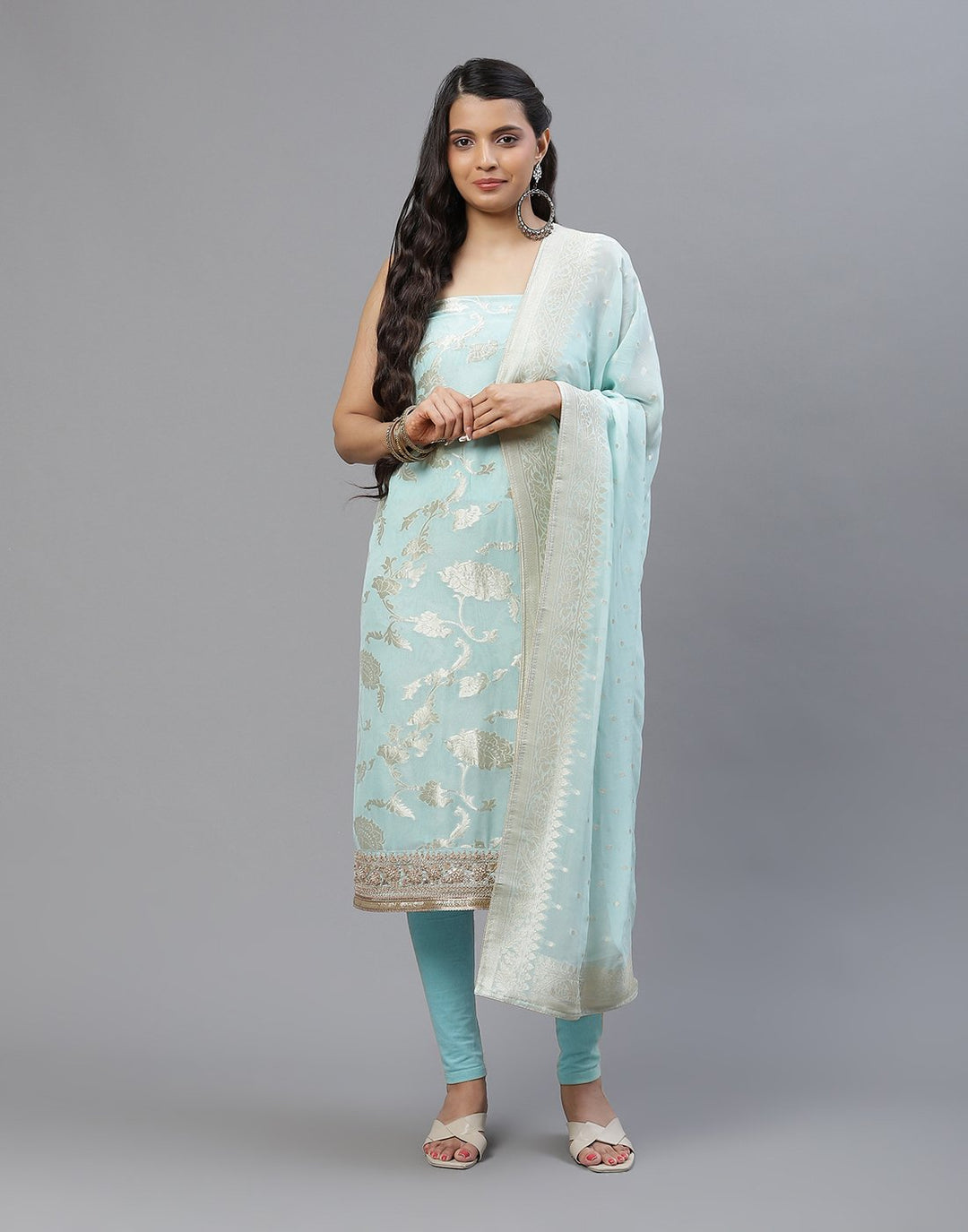 GEORGETTE WOVEN SUIT SET
