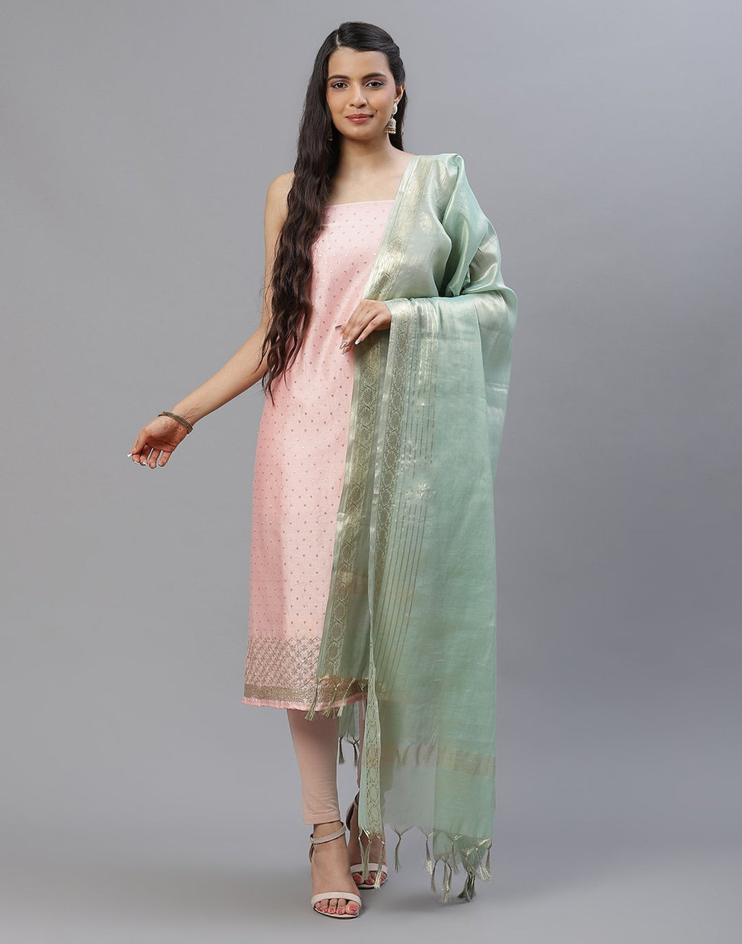 GEORGETTE EMBROIDERED SUIT SET