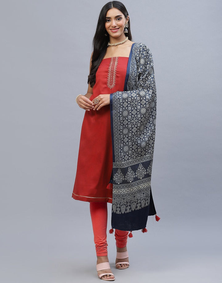 Chanderi Cotton Suit Set