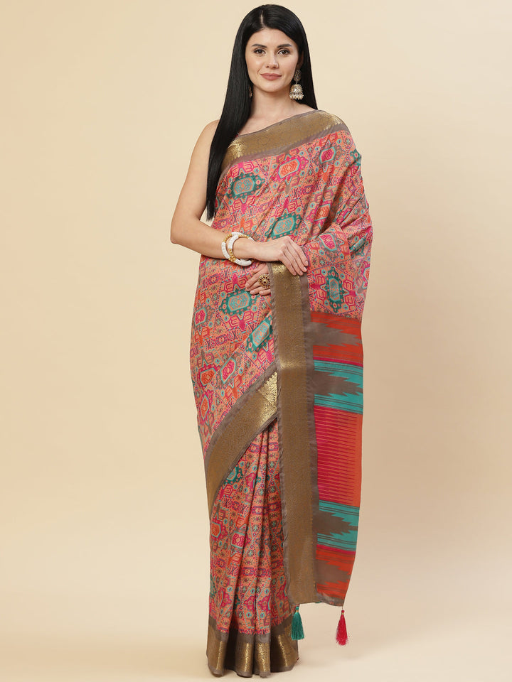 Patola Printed Handloom Saree