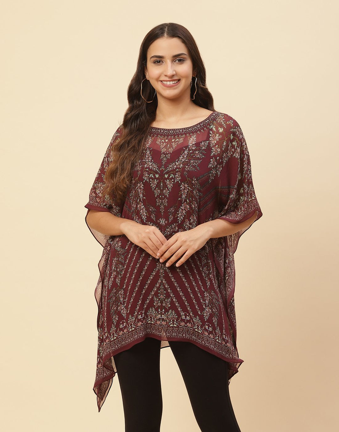 Digital Printed Georgette Kaftan