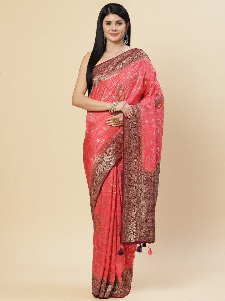 Embroidered Banarasi Saree