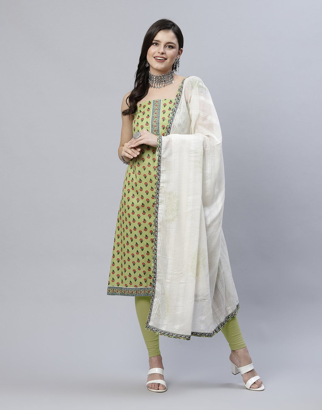 Printed Cotton Suit Piece