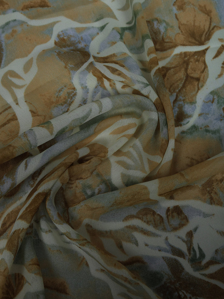 Digital Printed Georgette Saree