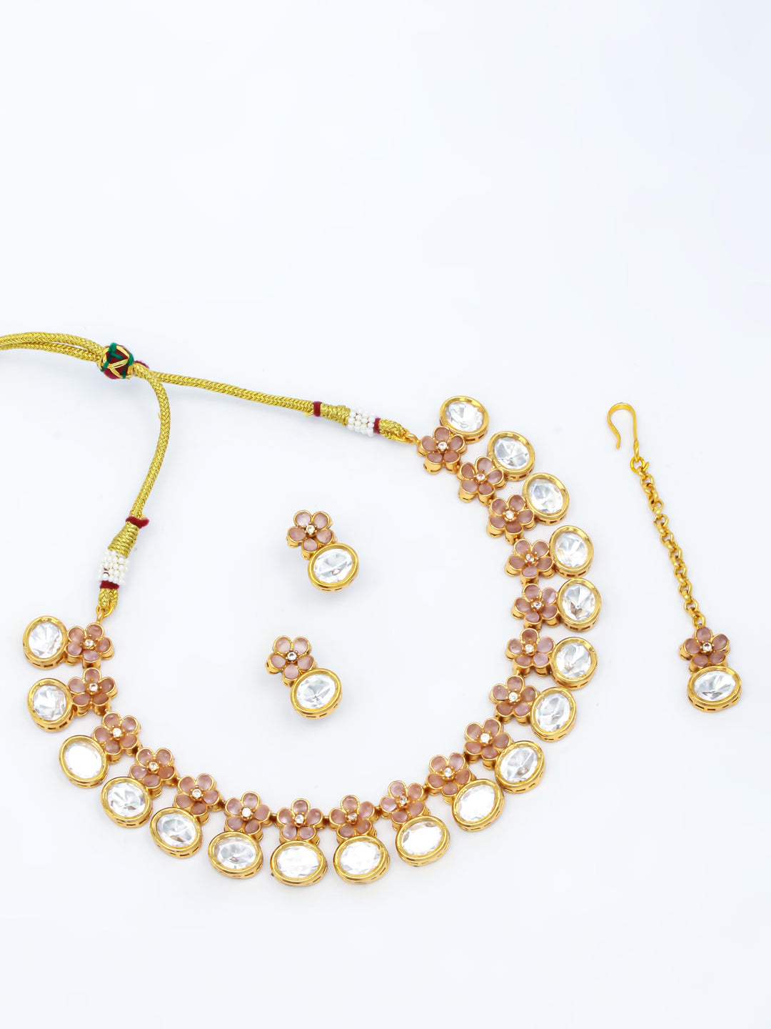 Kundan Necklace Set With Earrings
