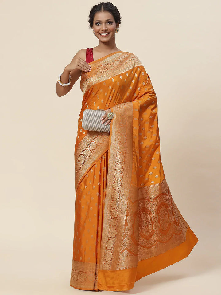 Zari Booti Handloom Woven Saree