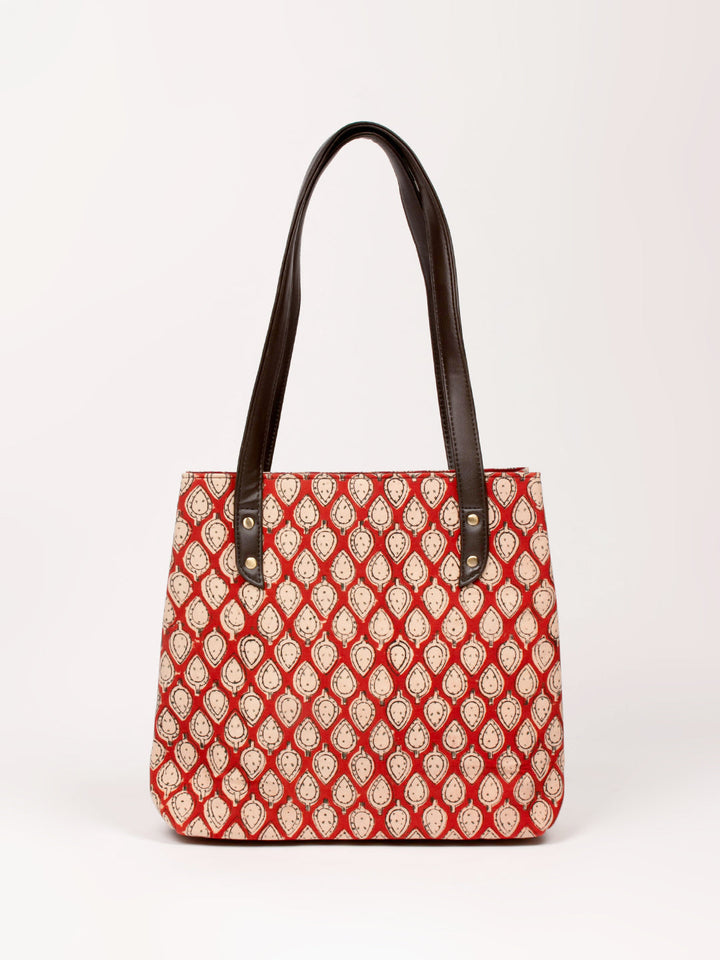 Cotton Handbag And Purse Set