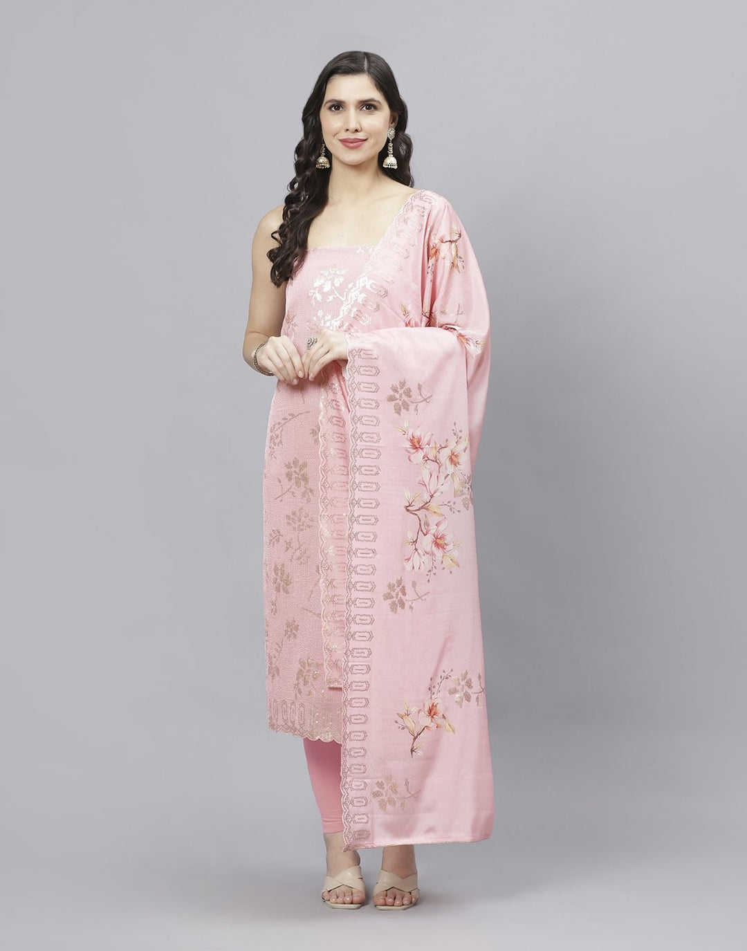 Embroidered Art Georgette Suit Piece
