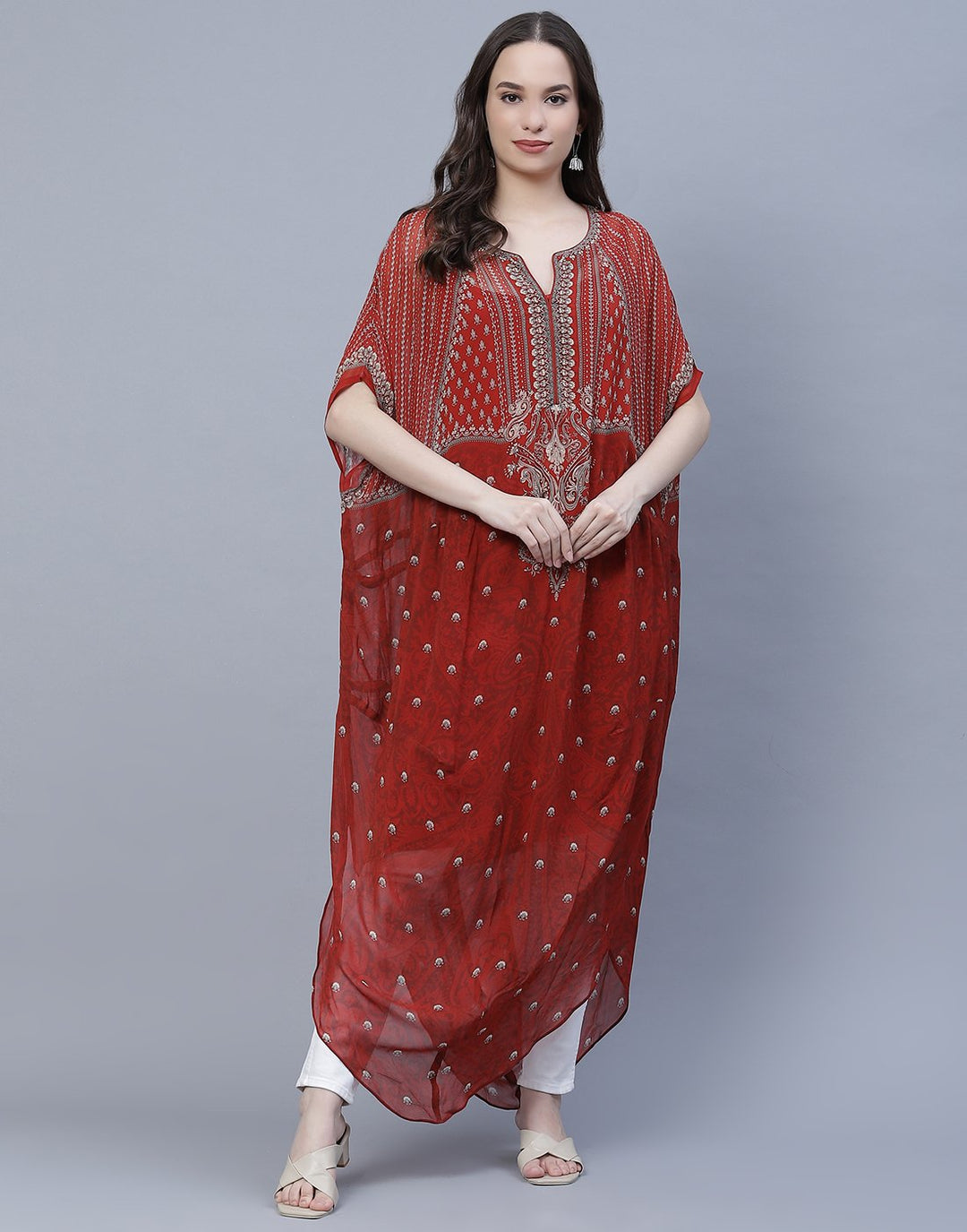 Digital Print Georgette Tunic