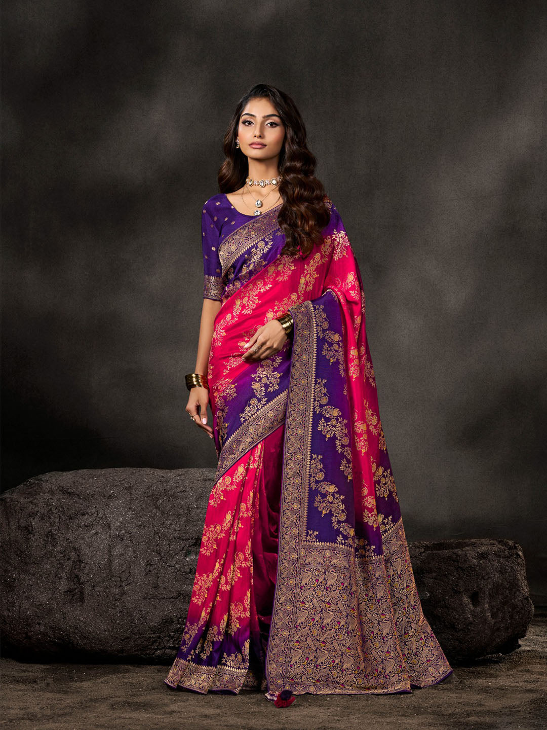 Woven Design Dola Silk Saree