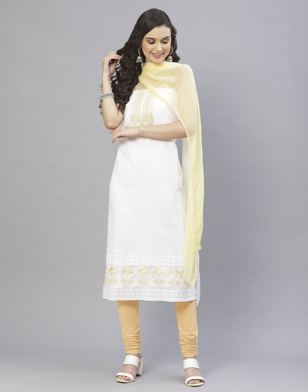 Cotton Embroidery Suit Set