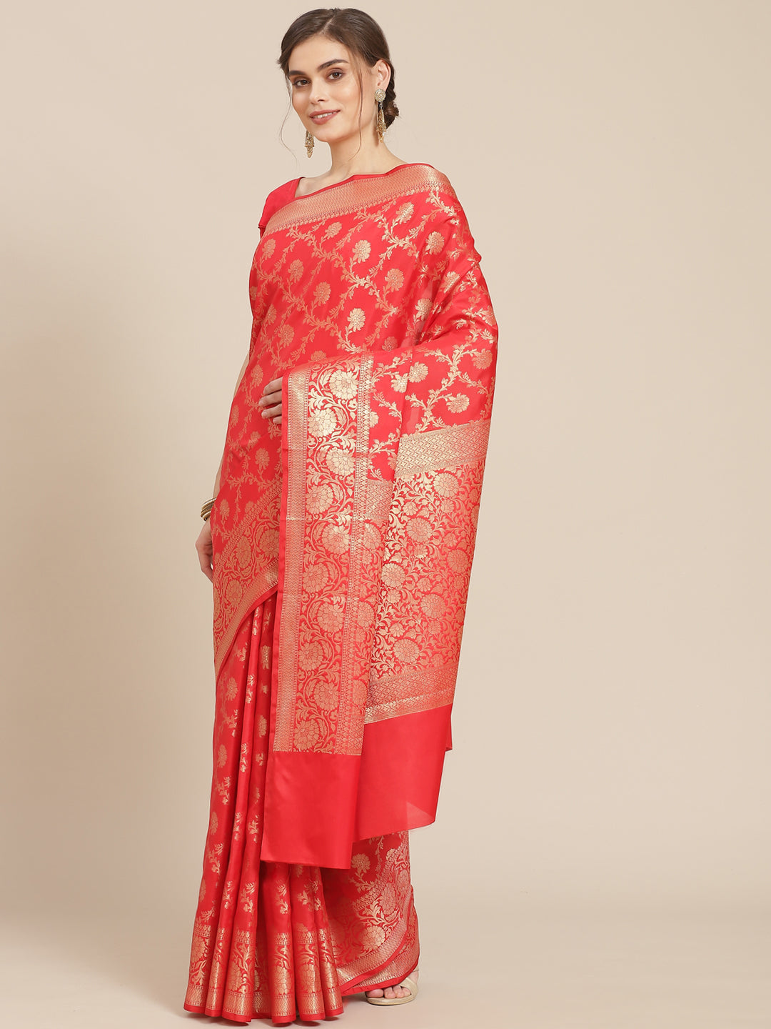 Cotton Saree with Zari Jaal