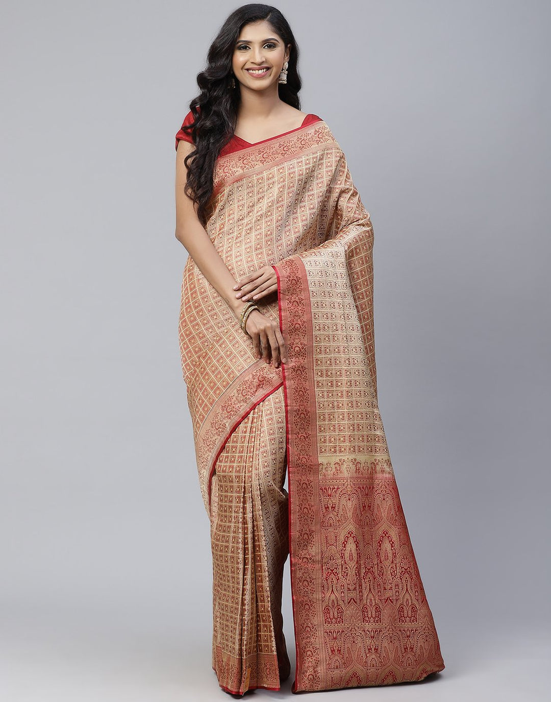 Woven Banarasi Tanchoi Saree
