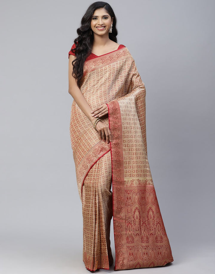Woven Banarasi Tanchoi Saree