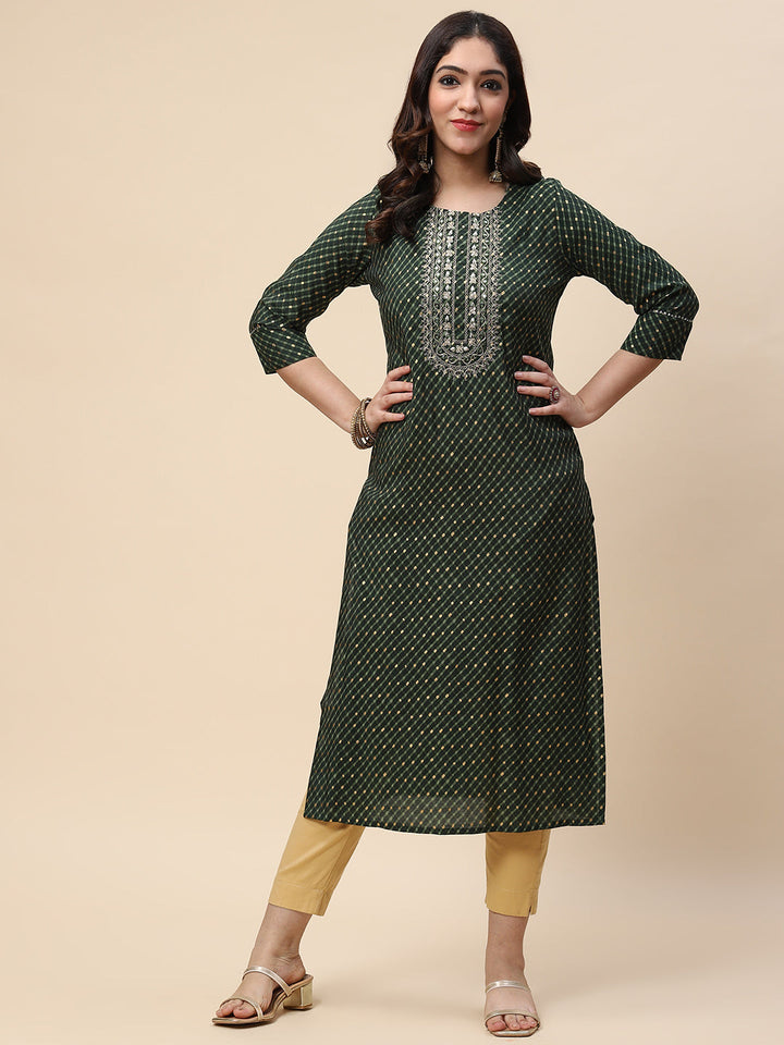 Printed Cotton Kurta