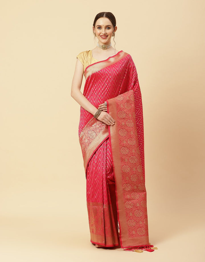 Embroidered Woven Art Handloom Saree