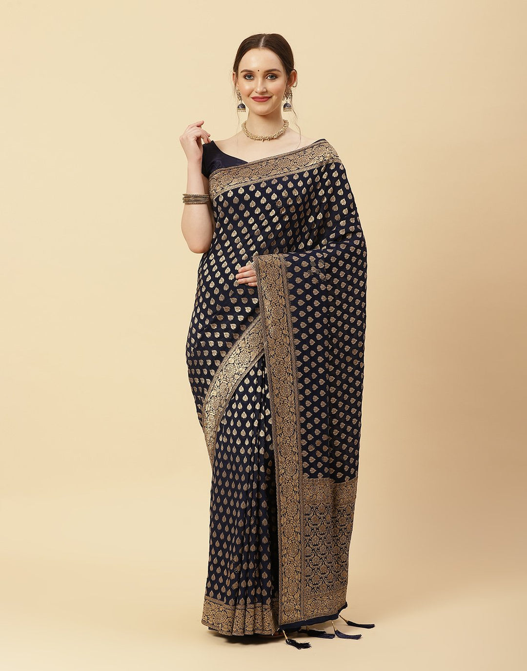 Embroidered Art Georgette Saree