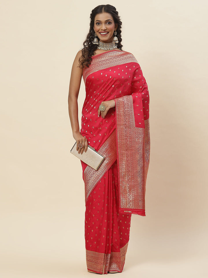 Zari Border Woven Handloom Saree