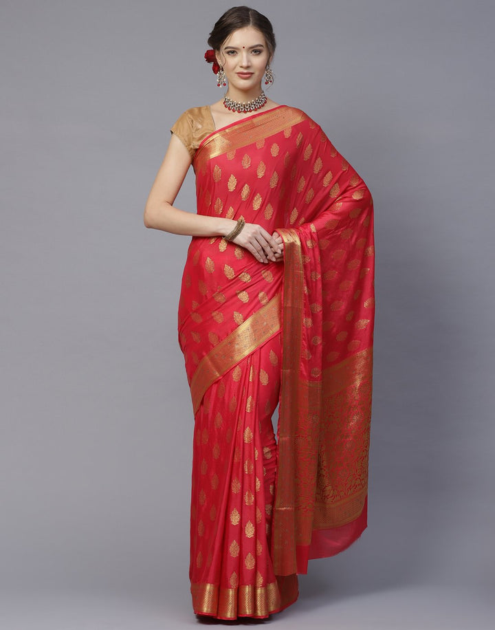 Art Crepe Saree with Stone Work