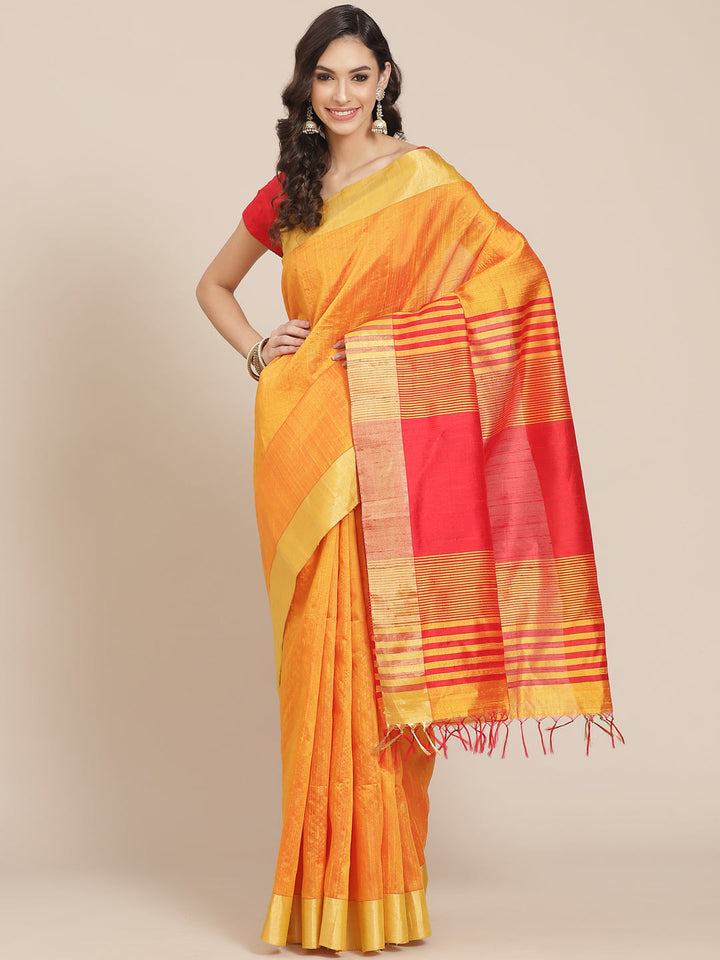 Green Handloom Woven Saree