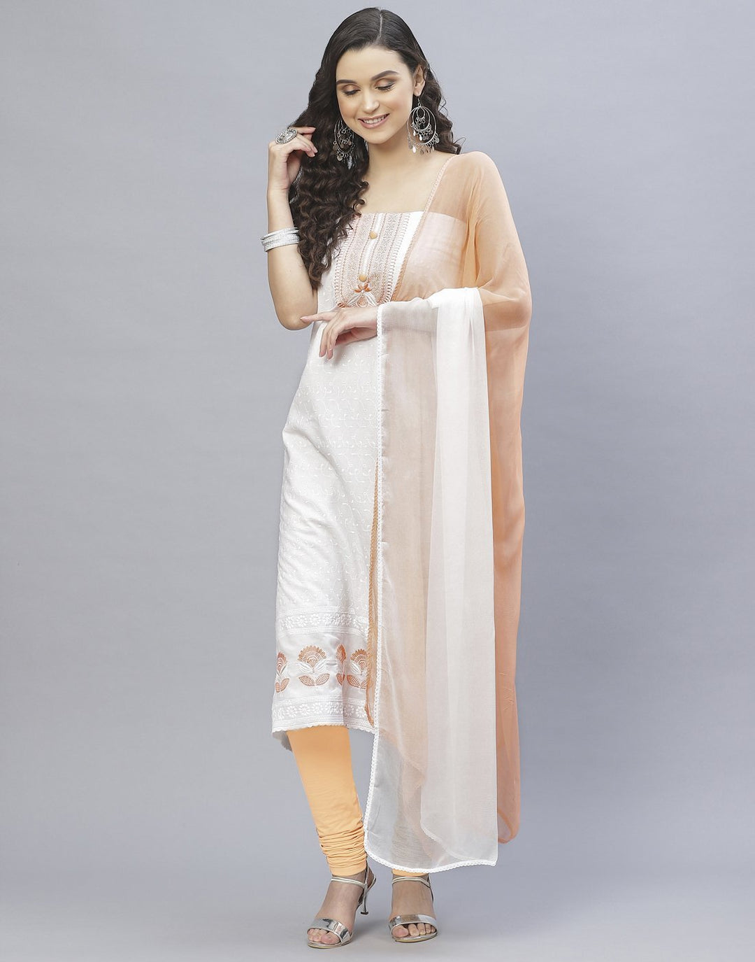Cotton Embroidery Suit Set