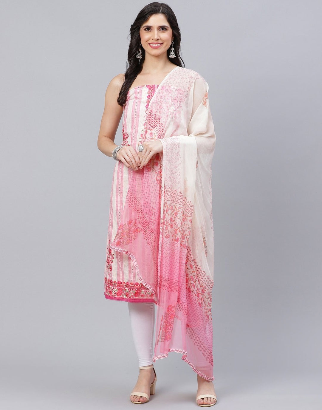 Cotton Embroidered Suit piece