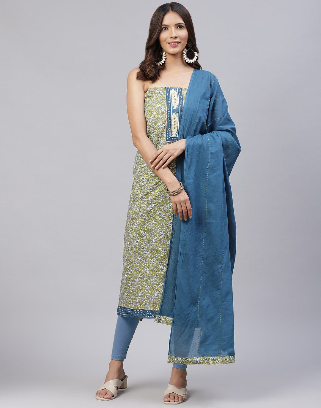 Cotton Printed Suit Piece