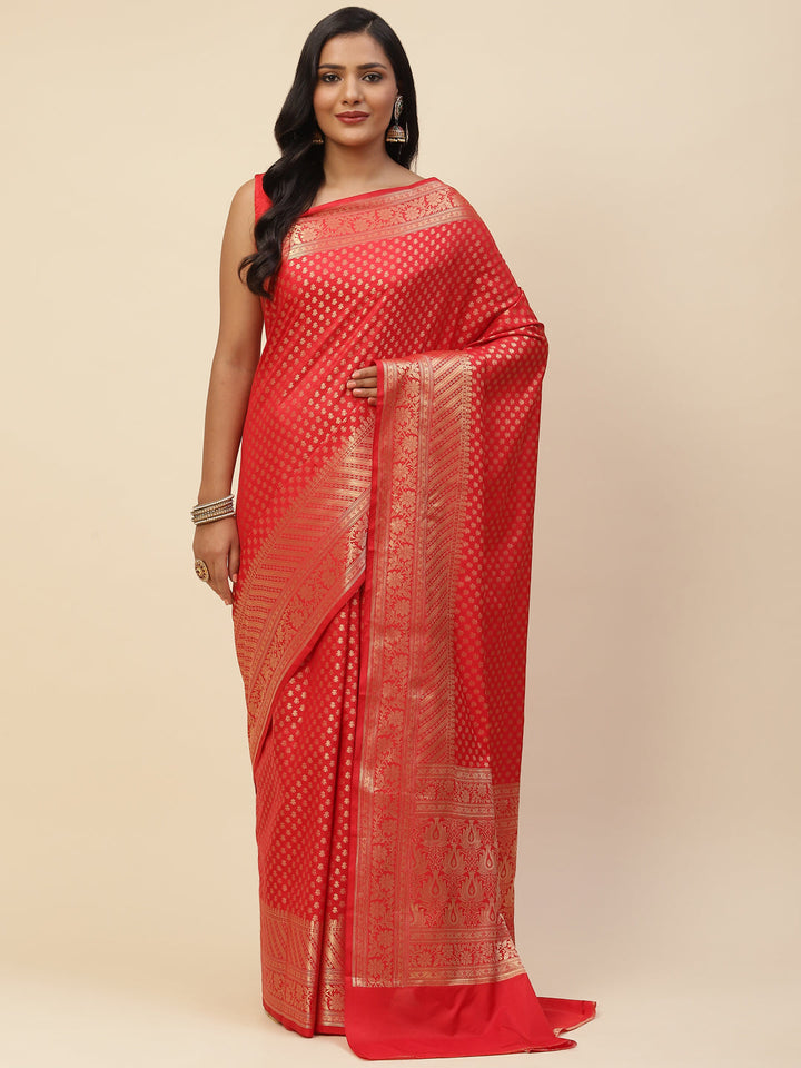 Zari Booti Cotton Woven Saree