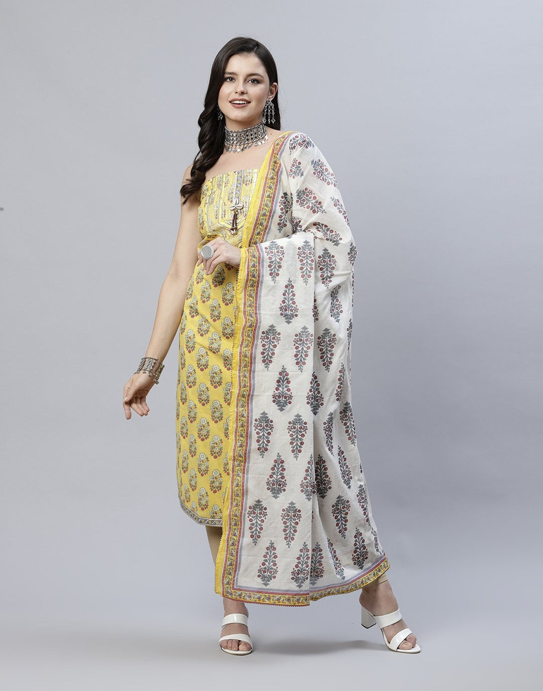 Printed Cotton Suit Piece