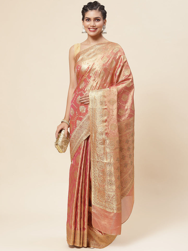 Zari Booti Woven Banarasi Saree